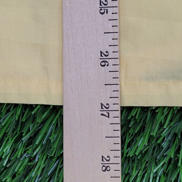 Vintage 90s MOD Button Shirt Medium 22x27 Yellow USA - Picture 11 of 11